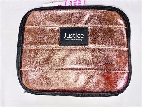 rose metalic lunch box|justice metallic lunch box.